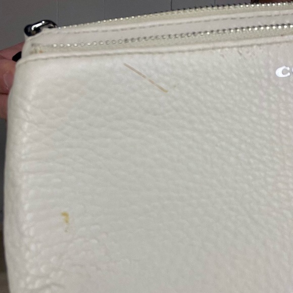 Coach White Leather Wristlet - Picture 10 of 11
